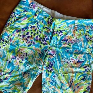 Lilly Pulitzer Chipper Short Size 6, Sea Soiree, 10 inch inseam